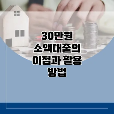 30만원 소액대출의 이점과 활용 방법