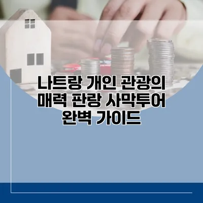 나트랑 개인 관광의 매력 판랑 사막투어 완벽 가이드