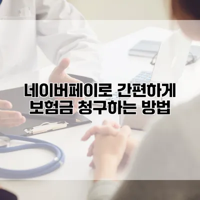 네이버페이로 간편하게 보험금 청구하는 방법