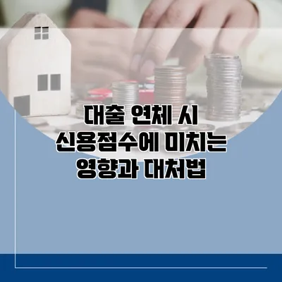 대출 연체 시 신용점수에 미치는 영향과 대처법