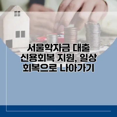 서울학자금 대출 신용회복 지원, 일상 회복으로 나아가기