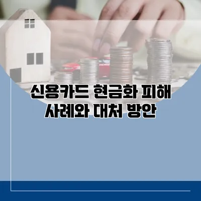 신용카드 현금화 피해 사례와 대처 방안