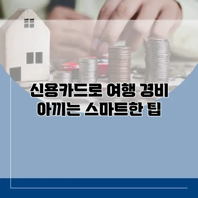 신용카드로 여행 경비 아끼는 스마트한 팁