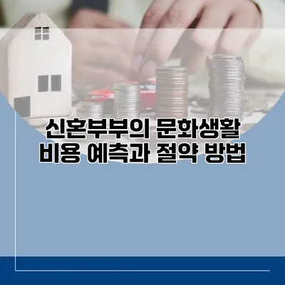 신혼부부의 문화생활 비용 예측과 절약 방법