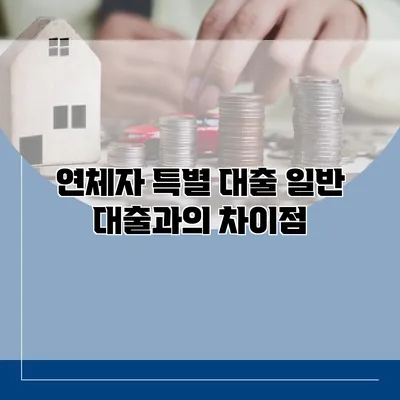 연체자 특별 대출 일반 대출과의 차이점