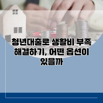 청년대출로 생활비 부족 해결하기, 어떤 옵션이 있을까?