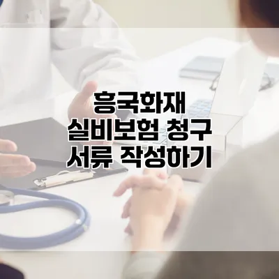 흥국화재 실비보험 청구 서류 작성하기