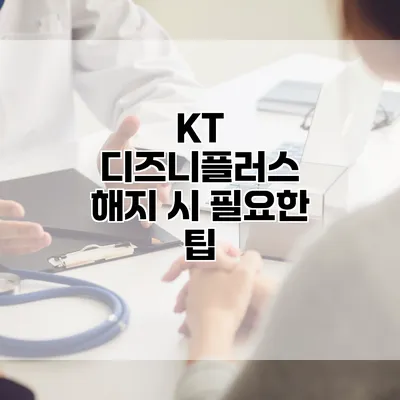 KT 디즈니플러스 해지 시 필요한 팁