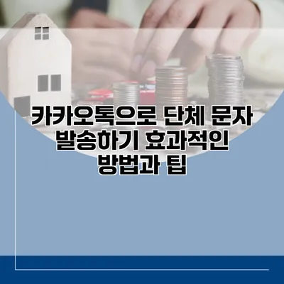 카카오톡으로 단체 문자 발송하기: 효과적인 방법과 팁